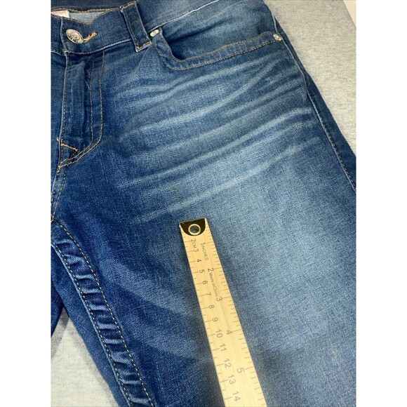 True Religion Section Skinny Flap Pocket Men’s Blue Jeans Size *ALTERED 36x26 - Picture 8 of 8